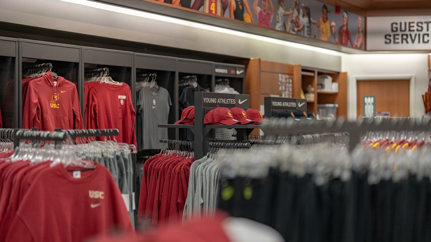 Team merchandise store